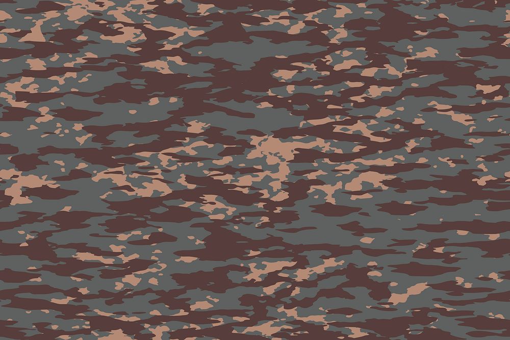 Aesthetic brown camo pattern background design