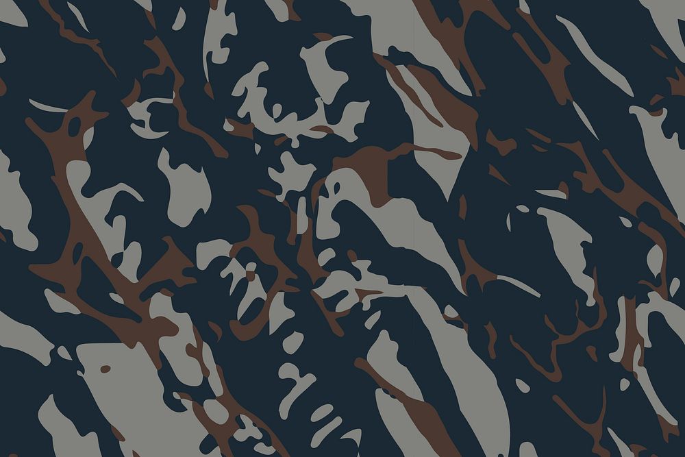 Camouflage pattern background, blue navy print design