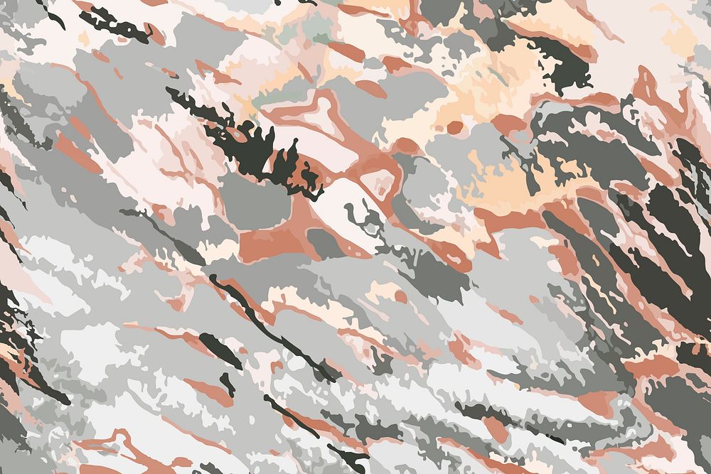 Grey camo print background pattern in aesthetic design vector
