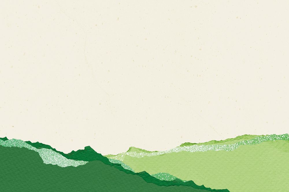 Green aesthetic border background, glitter paper texture
