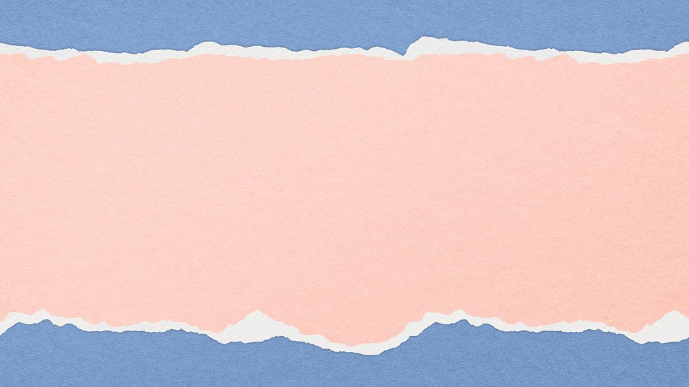 Pink torn paper desktop wallpaper, aesthetic border, high resolution background