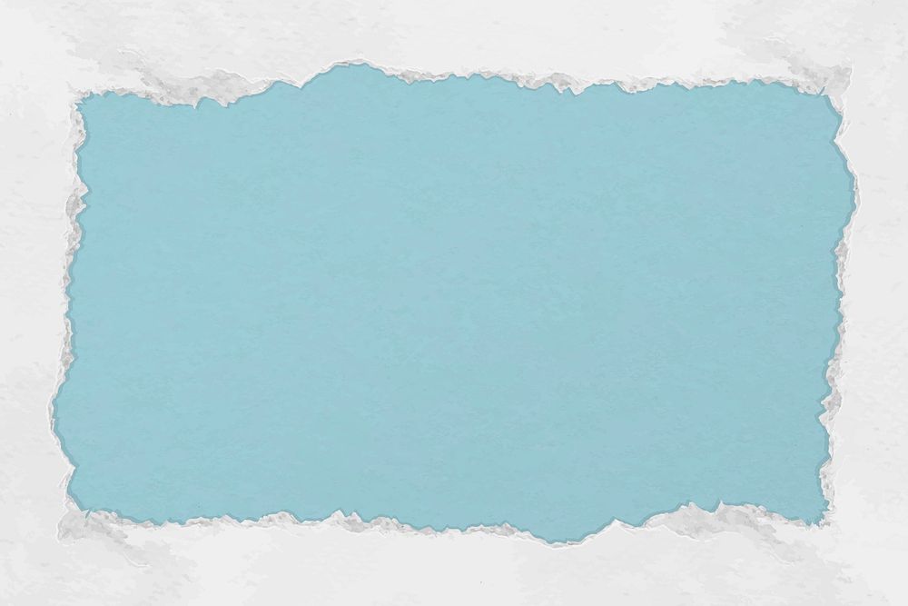 Blue frame background, paper texture creative vector