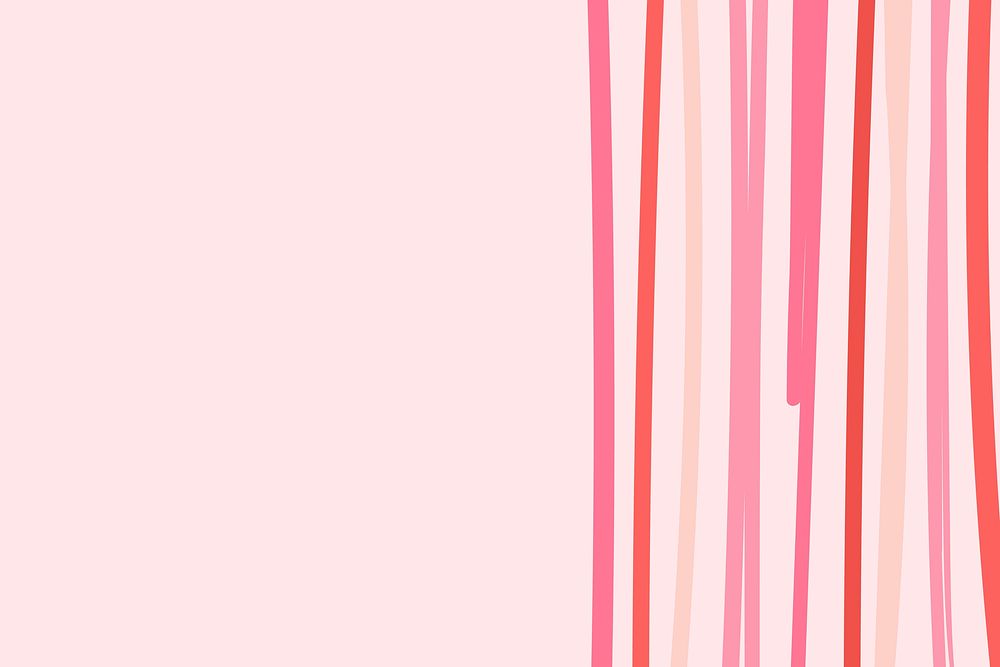 Cute pink background girl theme valentine’s vector