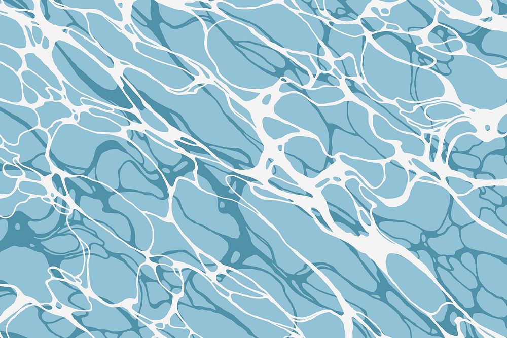Blue water texture background design psd