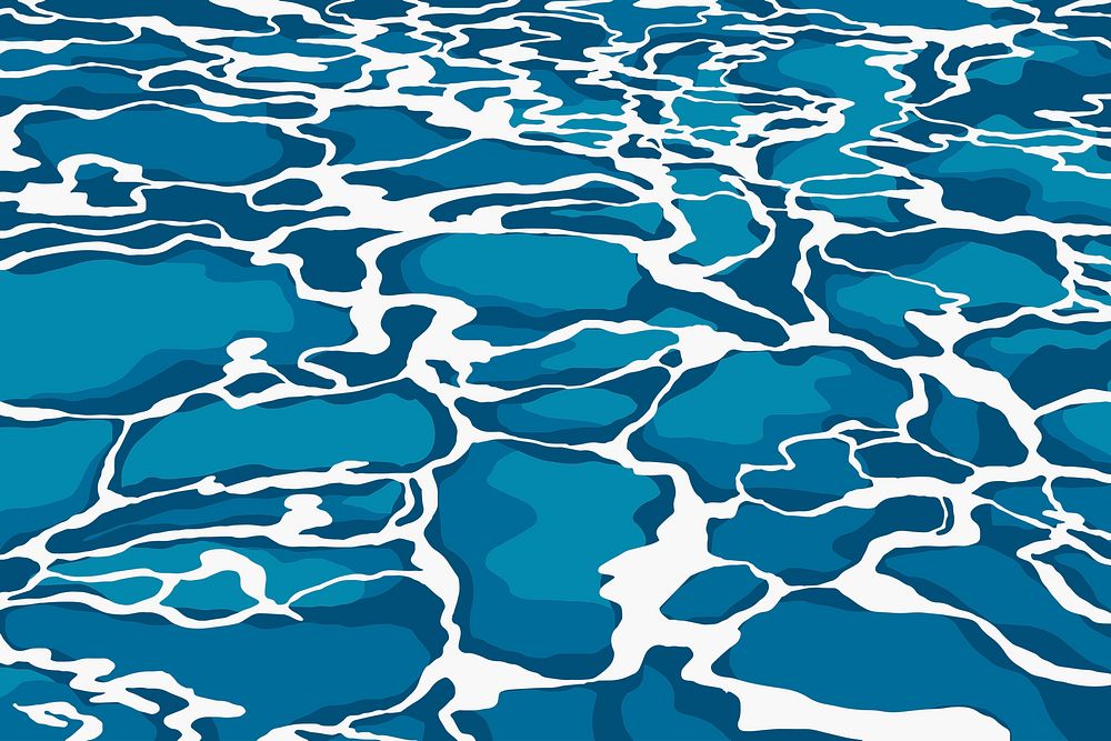 Water surface background pattern design vector