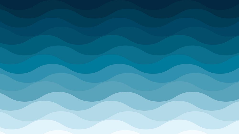 Blue desktop wallpaper wavy pattern design