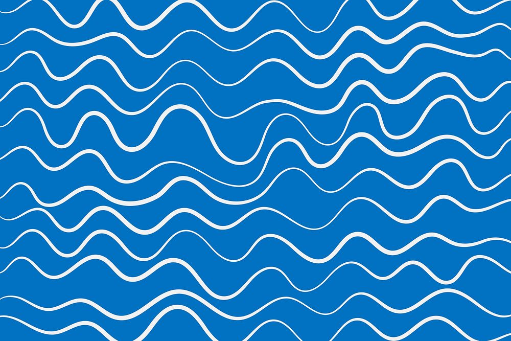 Cute doodle blue background design vector