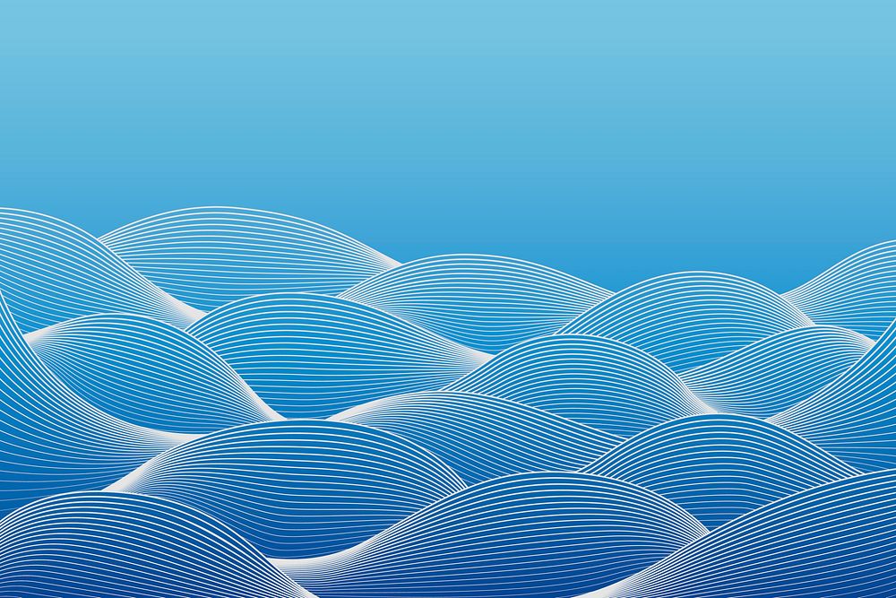 Geometric wave pattern background design psd