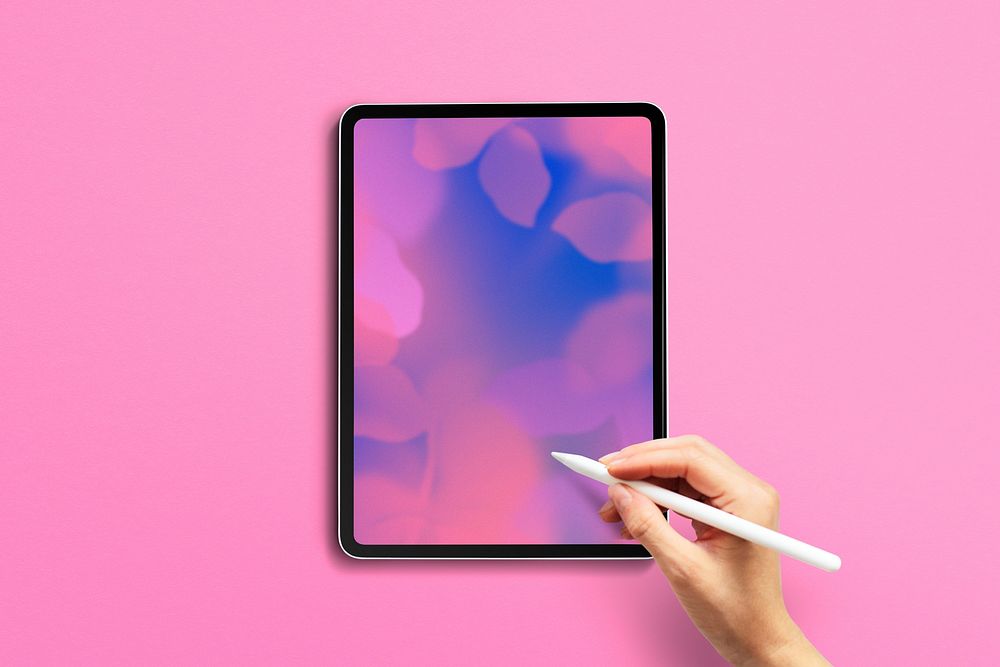 Pink & blue iPad product image