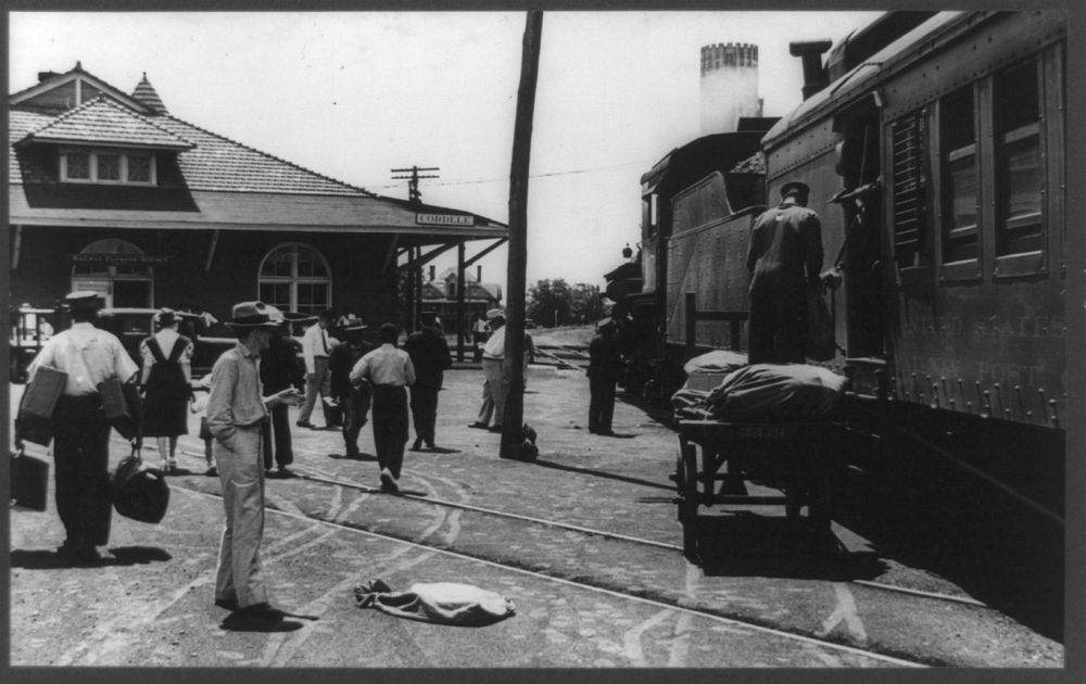 Railroad station, Cordele, Georgia. Sourced from the Library of Congress.