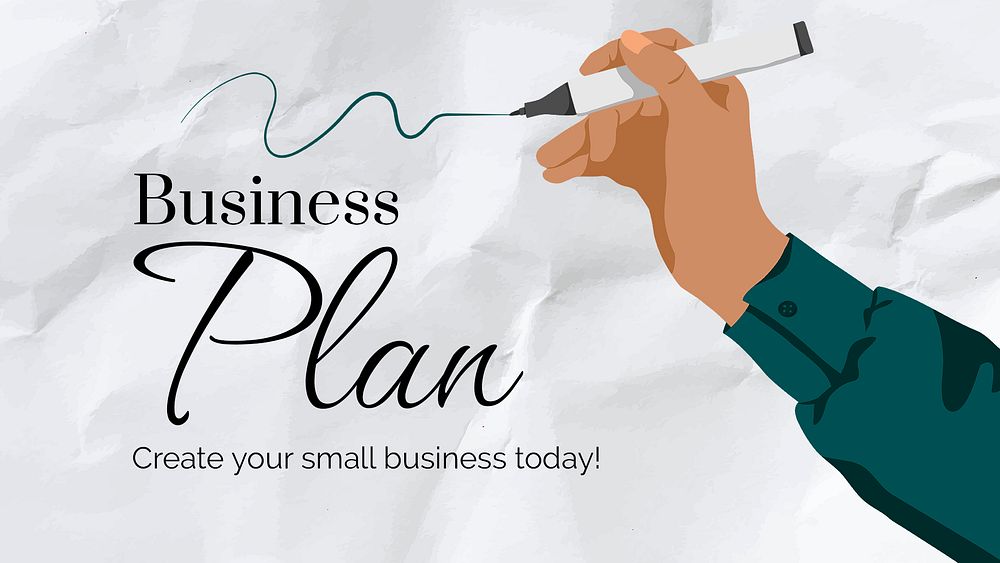 Business plan Powerpoint presentation template psd
