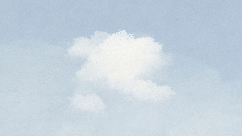 Cloud desktop wallpaper, blue sky HD background 