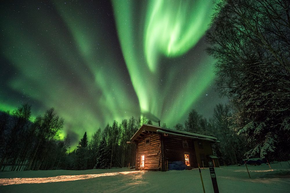 Aurora Borealis. Original public domain image from Flickr