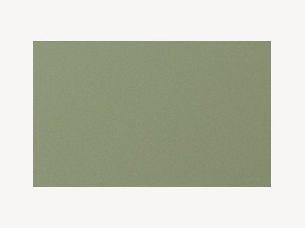 Green paper note mockup frame, minimal design psd