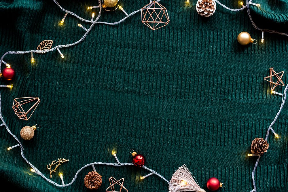 Festive Christmas fairy lights design