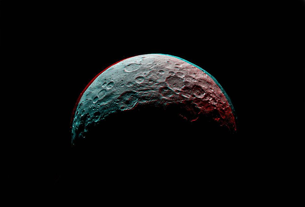 This image of Ceres is part of a sequence taken by NASA's Dawn spacecraft. Original from NASA. Digitally enhanced by…
