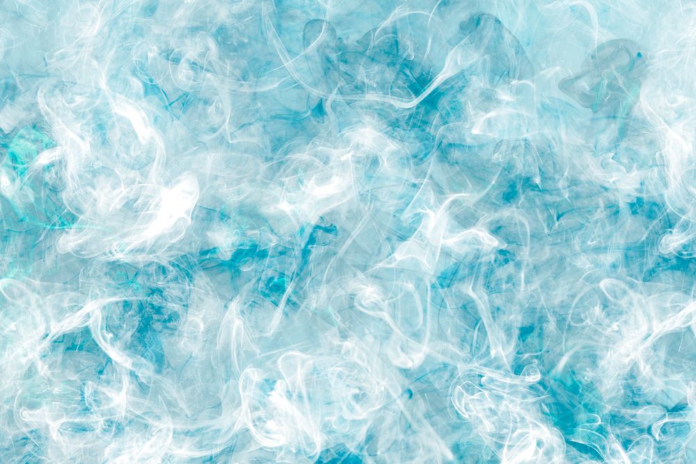 Smoke background texture, blue abstract design