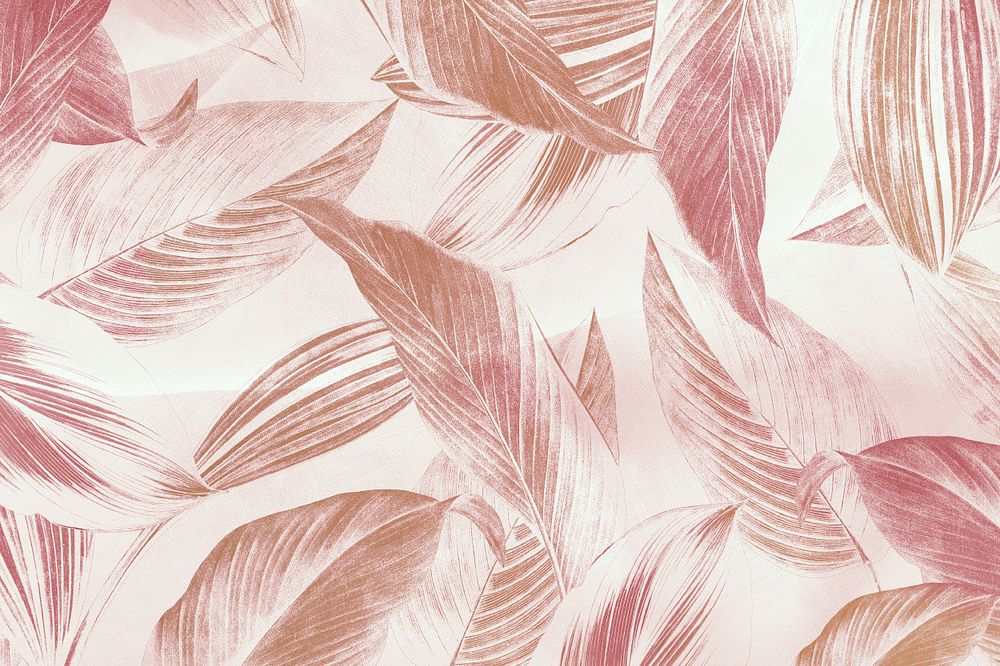 Abstract leaf patterned background design