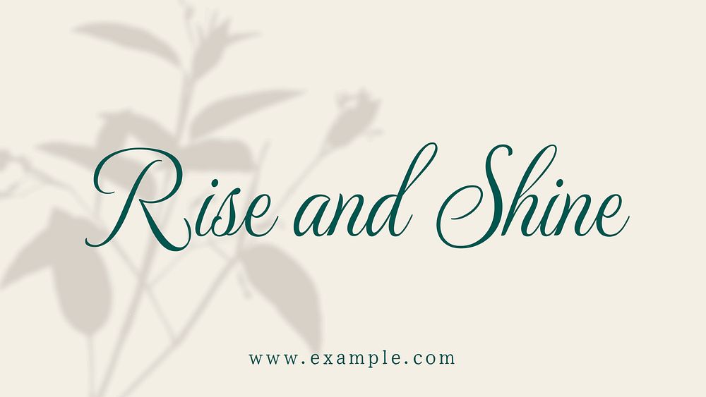 Simple blog banner template, beige aesthetic, editable text psd