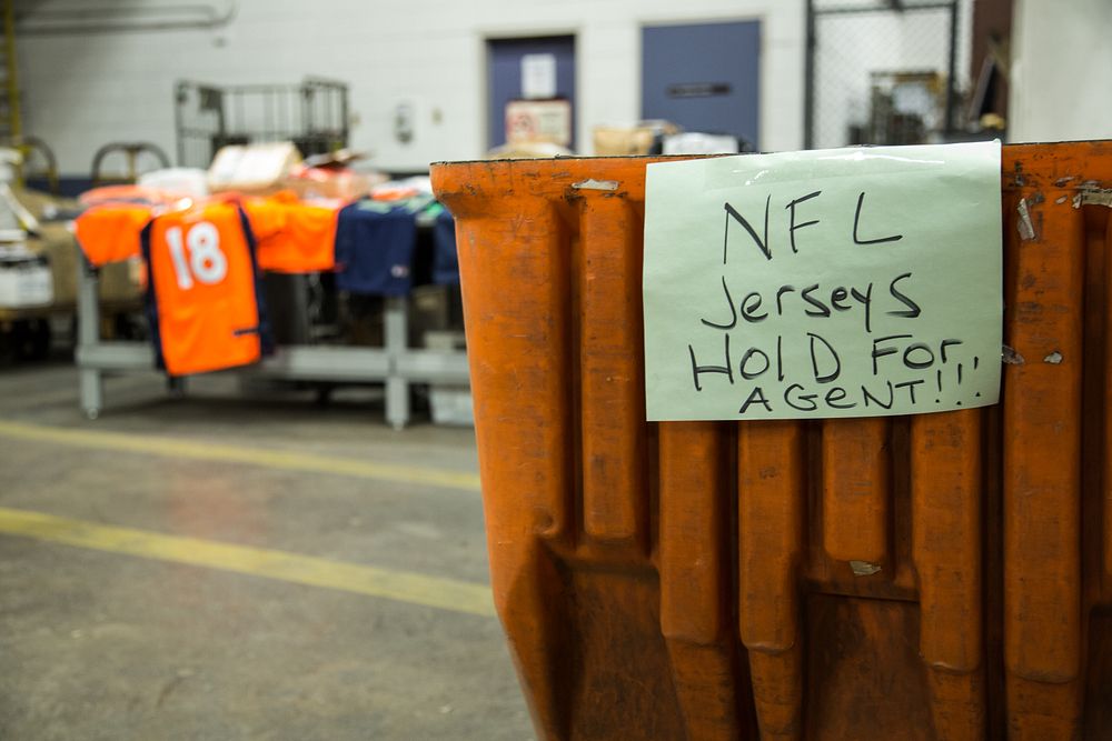 Counterfeit NFL Jerseys seized by CBP Free Photo rawpixel