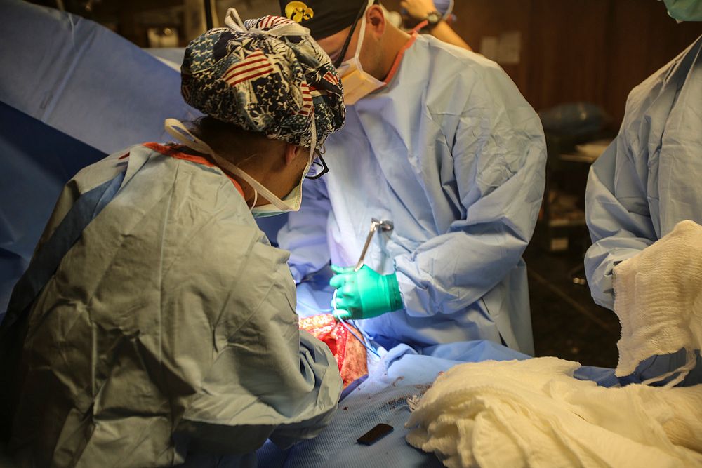 Members of the U.S. Army 772nd Forward Surgical Team and 115th Combat Support Hospital, attached to Task Force Al Taqaddum…