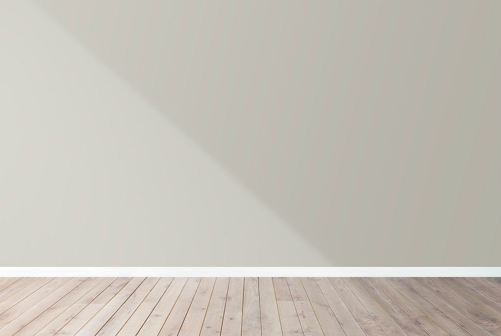 Beige blank concrete wall mockup