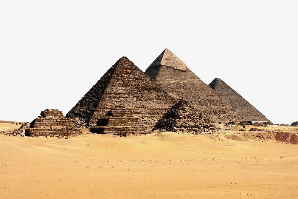 Egyptian pyramids image element 