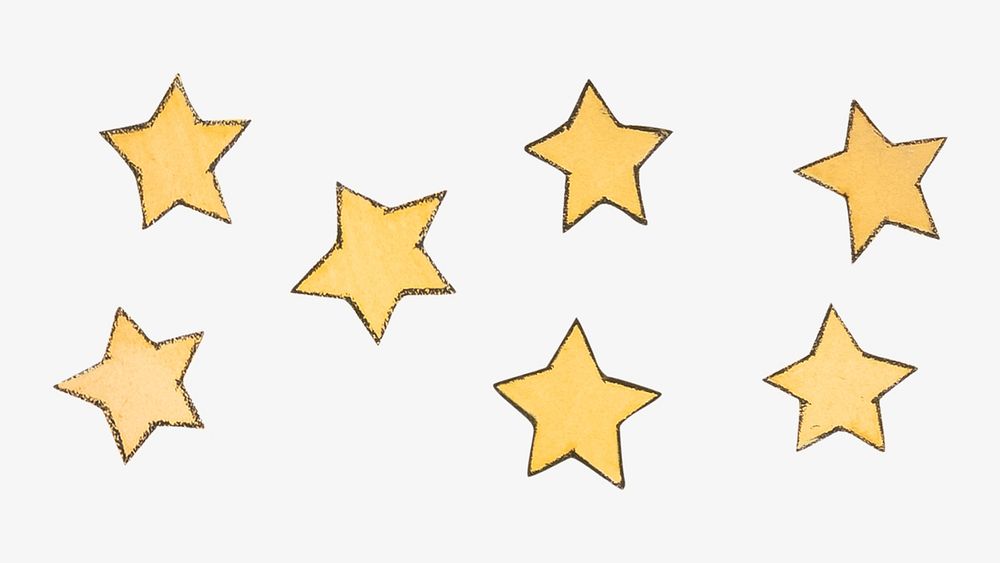 Gold stars illustration. Remixed by rawpixel.