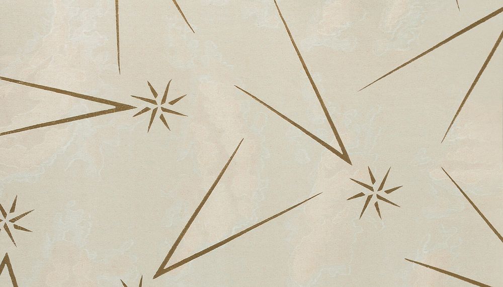 Star pattern background, brown design. Remixed by rawpixel.