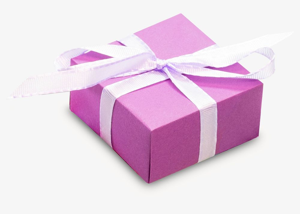 Gift box, isolated object on white