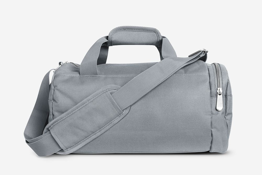 Gray duffle bag mockup psd | Premium PSD Mockup - rawpixel