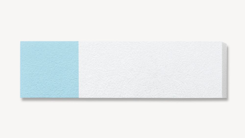 Blue bookmark isolated design