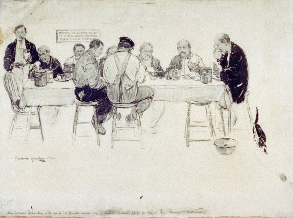 The social secretary : a lunch-room -- may be proposed (1904) by Charlotte Harding