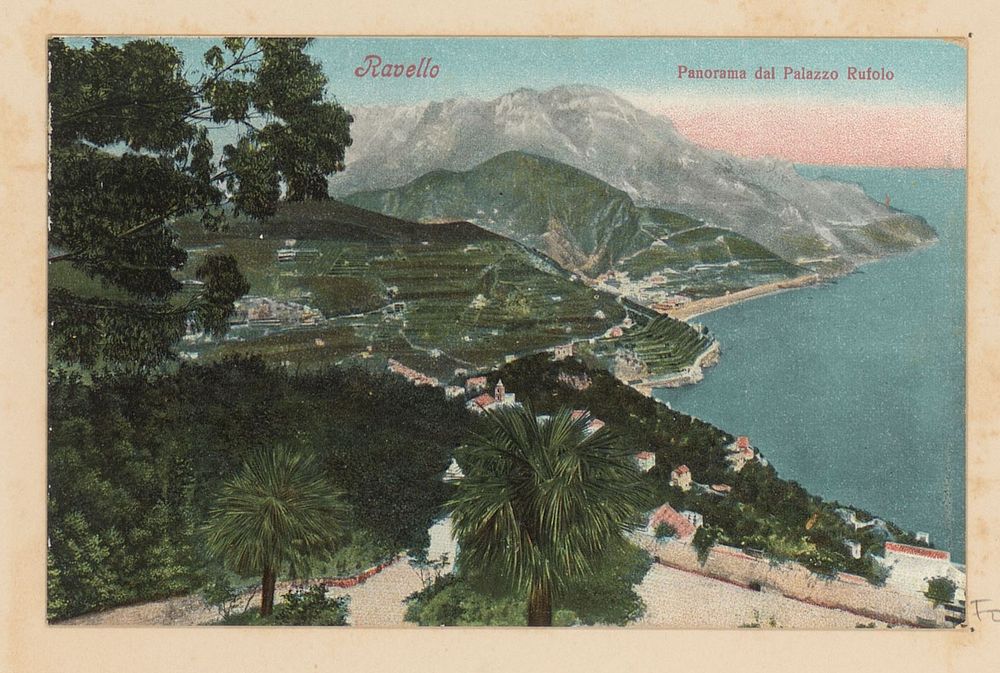 Gezicht op Ravello (c. 1875 - in or before 1907) by anonymous and anonymous
