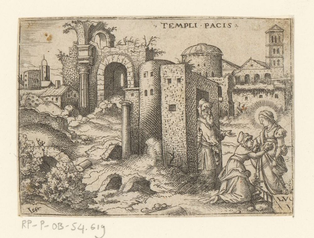 Visitatie (1524 - 1562) by Virgilius Solis