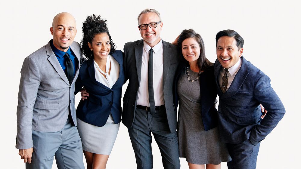 Diverse business people, multi-cultural teamwork
