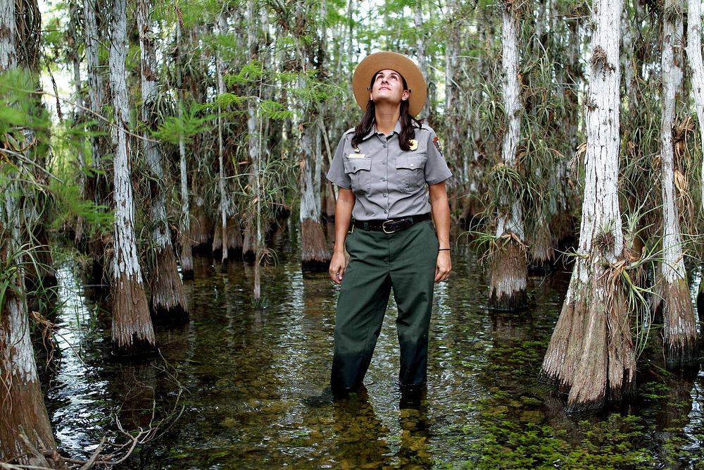 Female Ranger in Cypress Dome