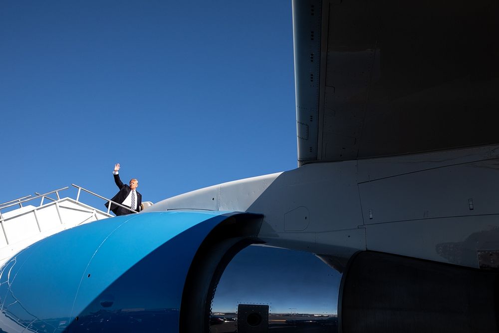 President Donald J. Trump Boards Air Force One