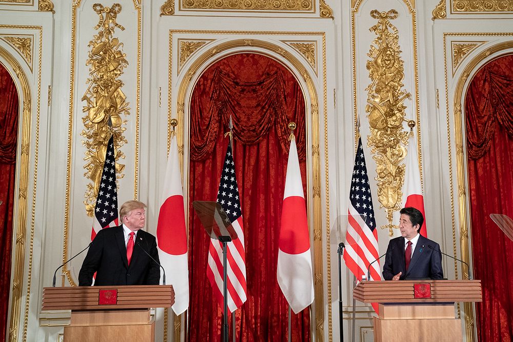 President Trump at the Akasaka Palace