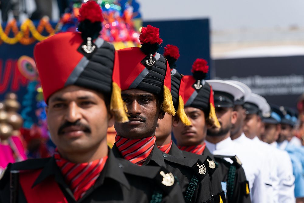 President Trump and the First Lady in India