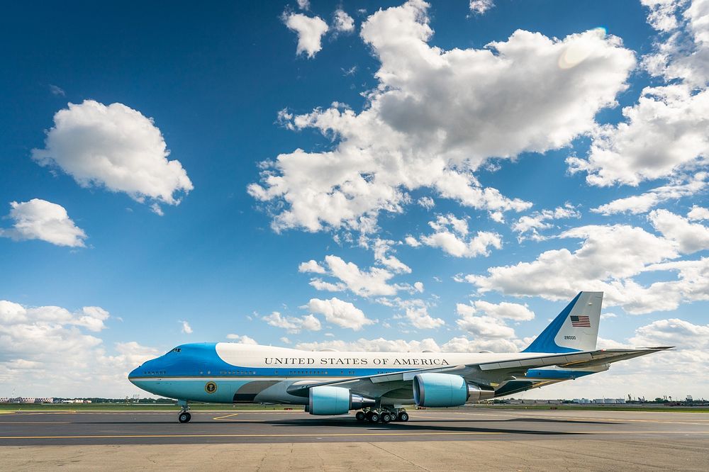 Air Force One, carrying President Joe Biden, take off from Philadelphia International Airport in Philadelphia Friday, April…