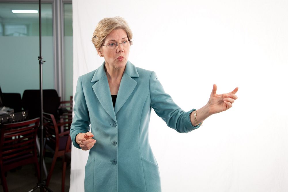 Elizabeth Warren announces CFPB is officially open for suggestions, USA, January 19, 2010.
