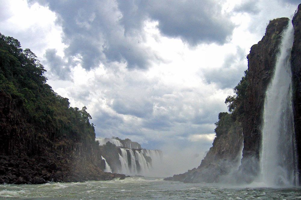 The World Factbook - ArgentinaAnother view of Iguazu Falls. Original public domain image from Flickr