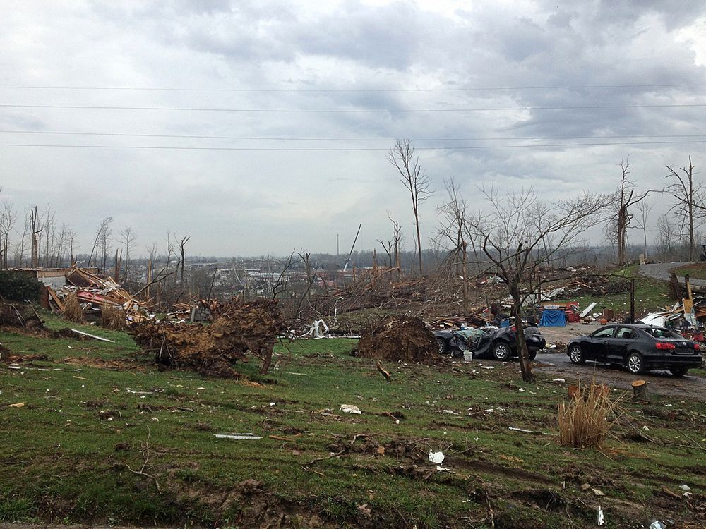 Tornado damage in Henryville, IndHENRYVILLE, Ind. &mdash; A group from the U.S. Army Corps of Engineers, Louisville…