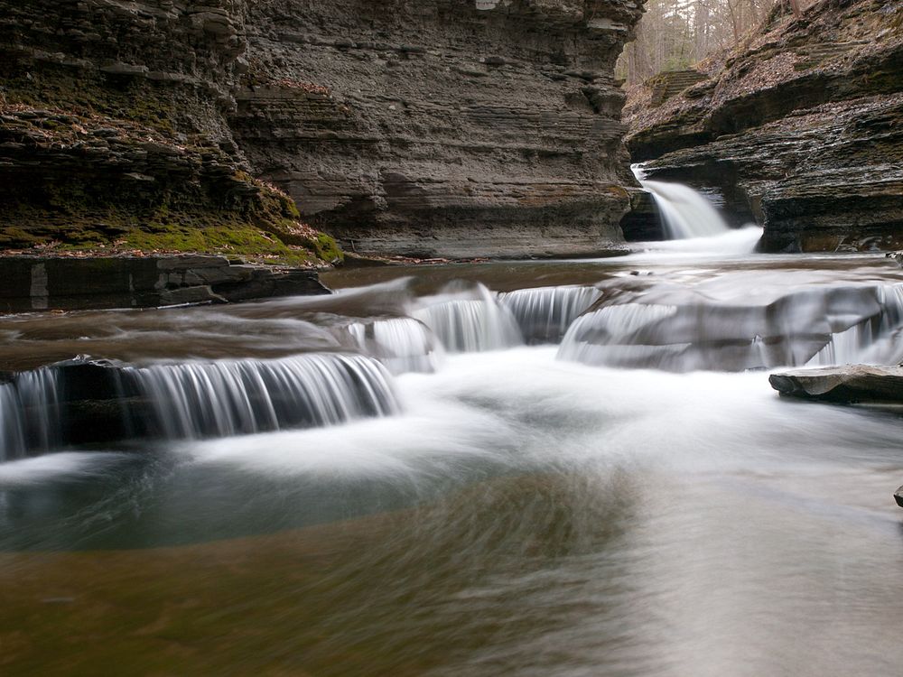 Buttermilk Falls in Ithaca, NY.