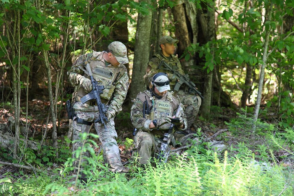 CBP Supports NY ManhuntBORTAC team members search for clues in the Richard Matt and David Sweat manhunt on June 14. Original…