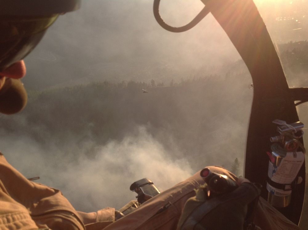 Garner Complex Flyover, A flyover on 7/22/18 at 0918 on the Garner Complex. Credit: Facebook - ODF Southwest Oregon…