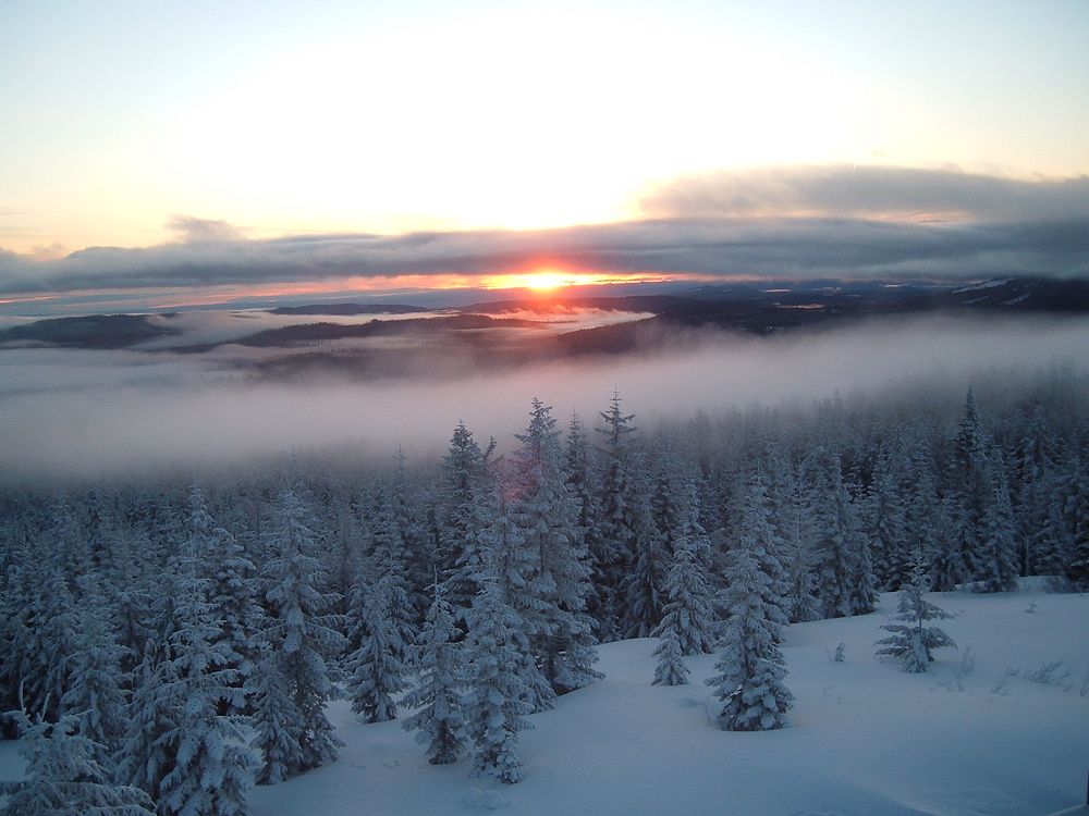 Mt. Hood Sunset, Mt. Hood National Forest. Original public domain image from Flickr