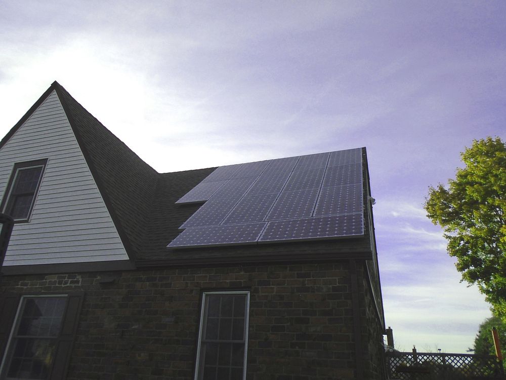 SUNation Solar Systems Residential Installation. Original public domain image from Flickr