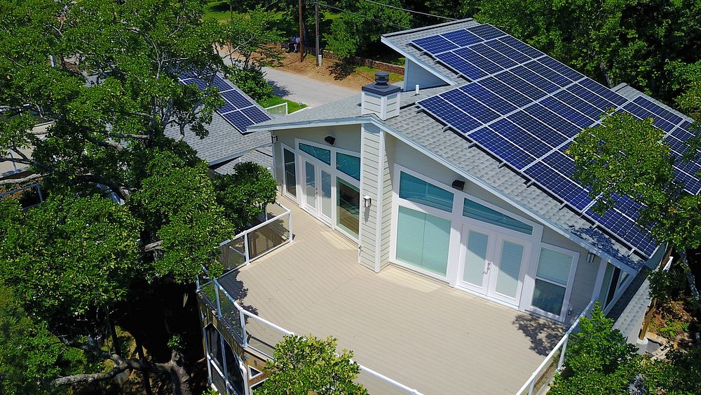 Solar Home in Ozarks. Original public domain image from Flickr